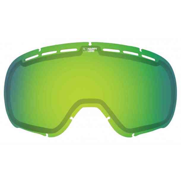 Spy Marshall Stacked Red goggle (happy silver/happy lucid green)
