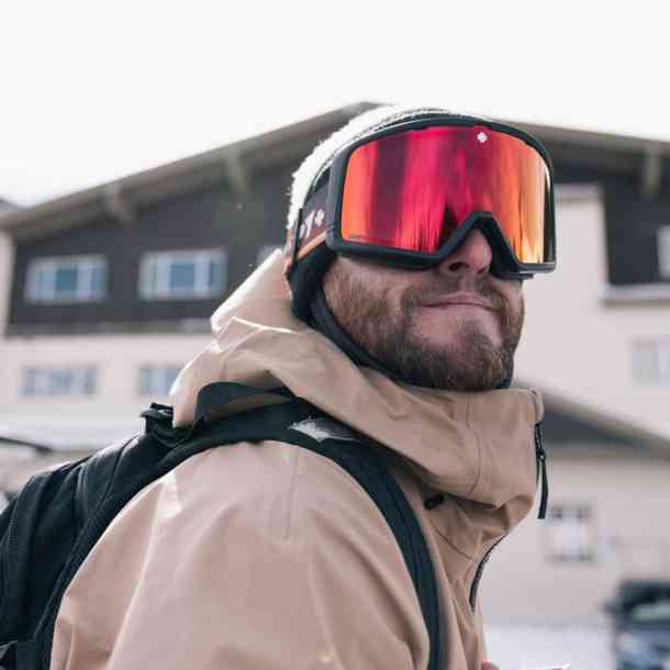 Spy Marshall 2.0 White snow goggle (happy rose silver mirror)