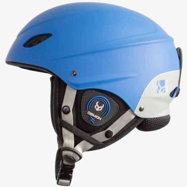 Demon Phantom snow helmet with audio (blue)