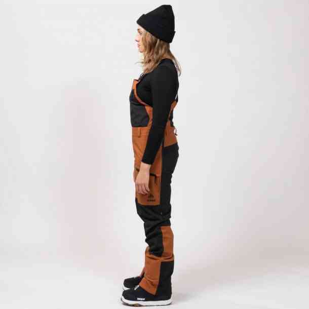 Women&#039;s Jones Mountain Surf Bib snowboard pant (terracotta)