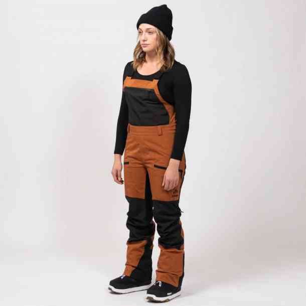 Women&#039;s Jones Mountain Surf Bib snowboard pant (terracotta)