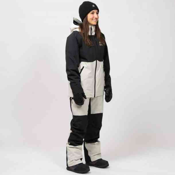 Damska kurtka snowboardowa Jones Mountain Surf (mineral gray)