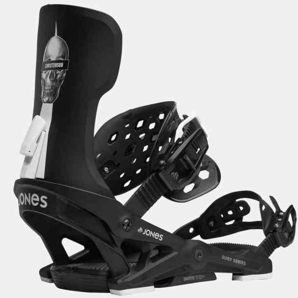 Men&#039;s Jones Meteorite snowboard bindings Surf Series (black)