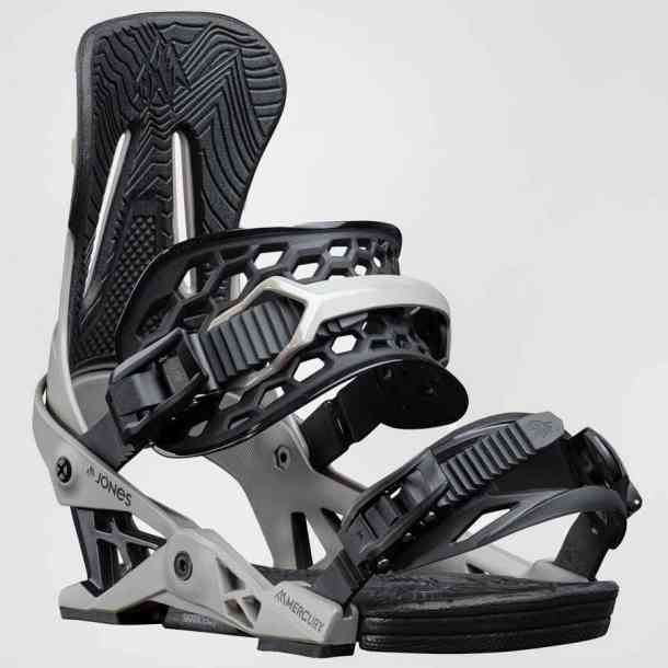 Men's Jones Mercury snowboard bindings (gray earth)