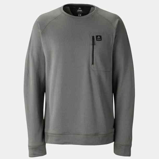  Jones Men&#039;s Flagship Recycled Grid Fleece Crew (herb green)