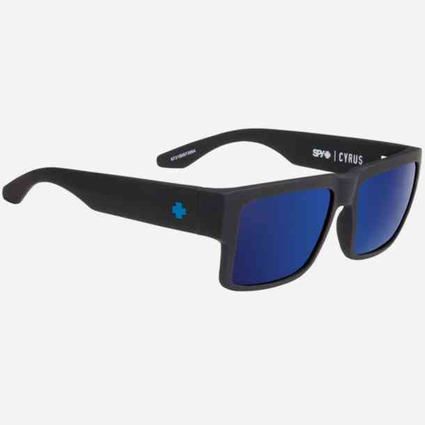 Spy Cyrus sunglasses matte black (happy bronze/blue mirror)