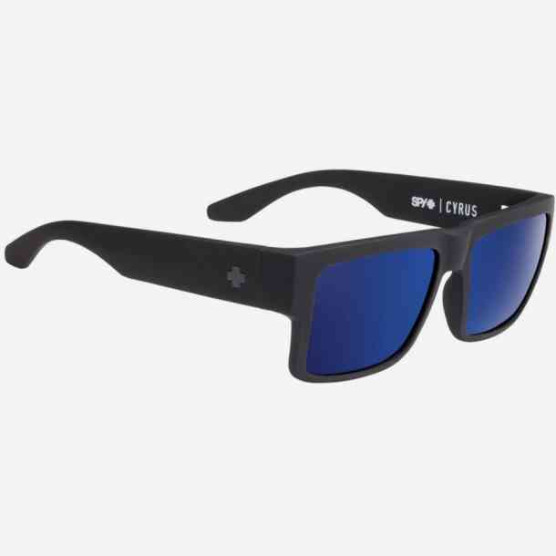 Okulary przeciwsłoneczne Spy Cyrus z polaryzacją (mat black/blue spc)