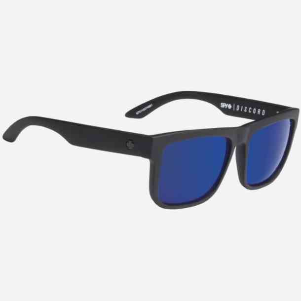 Okulary przeciwsłoneczne Spy Discord z polaryzacją (matte black/blue)