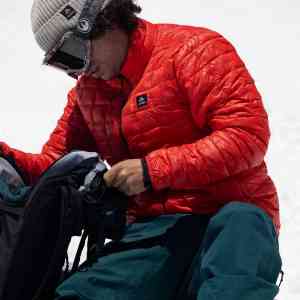 Jones Ultra Re-up Down jacket (lava red) 2025