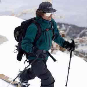 Men's Jones Shralpinist 3L Gore-Tex Pro snowboard jacket (down blue)