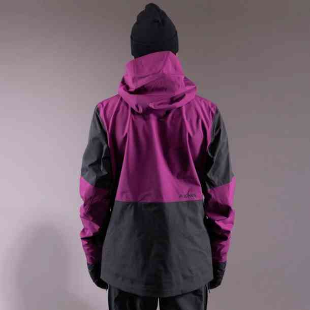 Men&#039;s Jones Mountain Surf snowboard jacket 2L shell (deep purple)