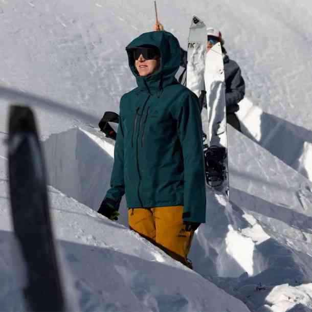 Damska kurtka snowboardowa Jones Shralpinist 3L Stretch (pacific teal)