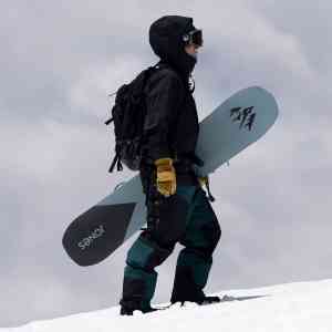 Spodnie snowboardowe Jones Shralpinist Bib Gore-Tex (pacific teal)