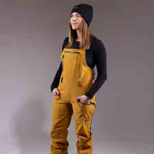 Damskie spodnie snowboardowa Jones Shralpinist Bib 3L (sierra brown)