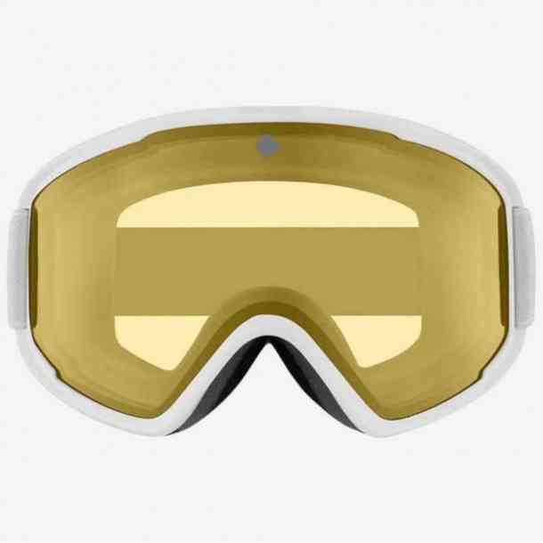 Spy Crusher Elite white snow goggle (yellow/photochromic)