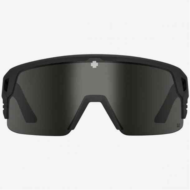 Spy Monolith sunglasses (matte black /happy gray green black mirror)