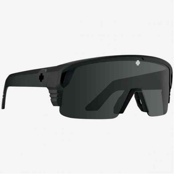 Spy Monolith sunglasses (matte black /happy gray green black mirror)