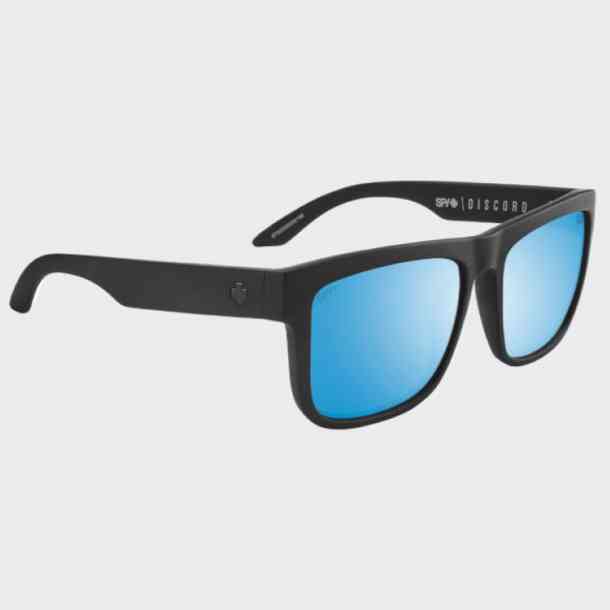 Okulary przeciwsłoneczne Spy Discord z polaryzacją (matte black/blue)