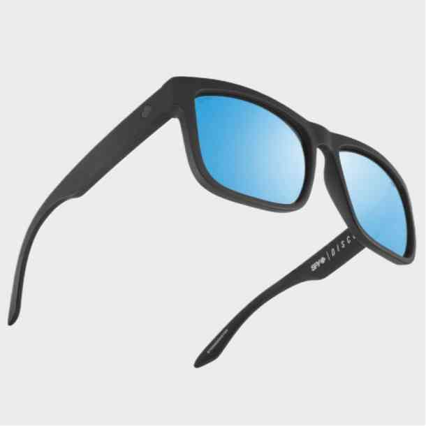 Okulary przeciwsłoneczne Spy Discord z polaryzacją (matte black/blue)