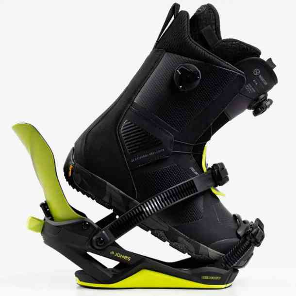 Męskie wiązania snowboardowe Jones Mercury Fase (lime art)