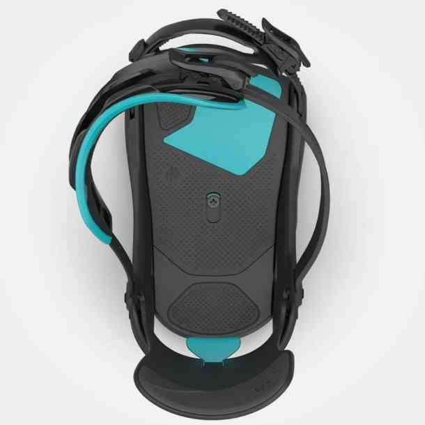 Men's Jones Mercury Fase snowboard bindings (blue art)