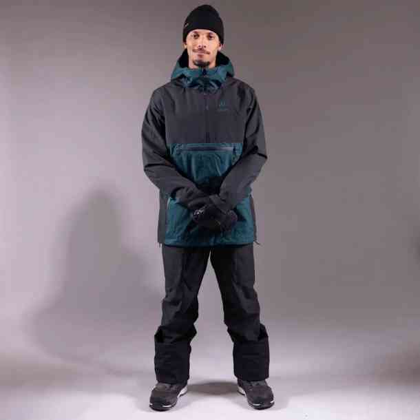 Men's Jones Mountain Surf Anorak snowboard jacket (mineral grey)