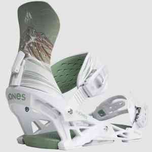 Women's Jones Aurora snowboard bindings (white mineral)