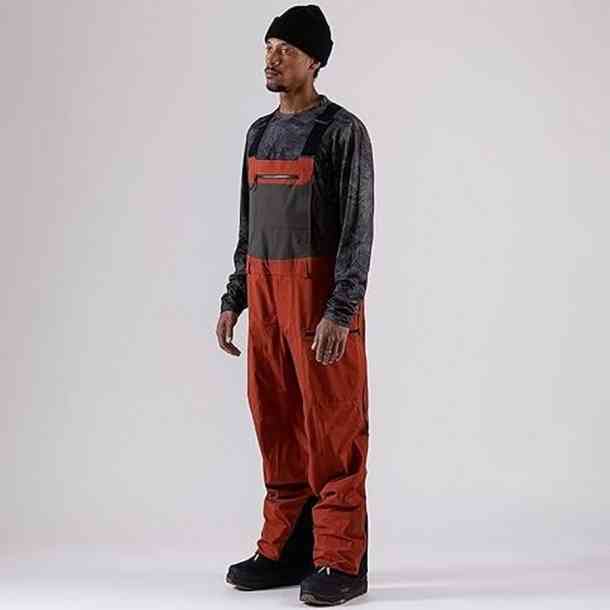 Spodnie snowboardowa Jones Stretch 3L Shralpinist Bib (obsidian red)