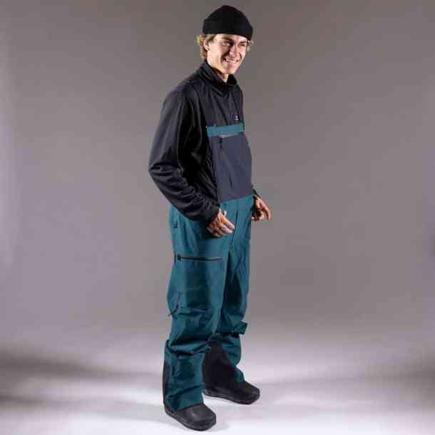 Spodnie snowboardowe Jones Shralpinist Bib Gore-Tex (pacific teal)
