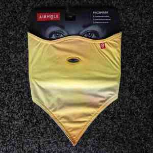 Bandana Airhole Facemask - 2 Layer (yellow)