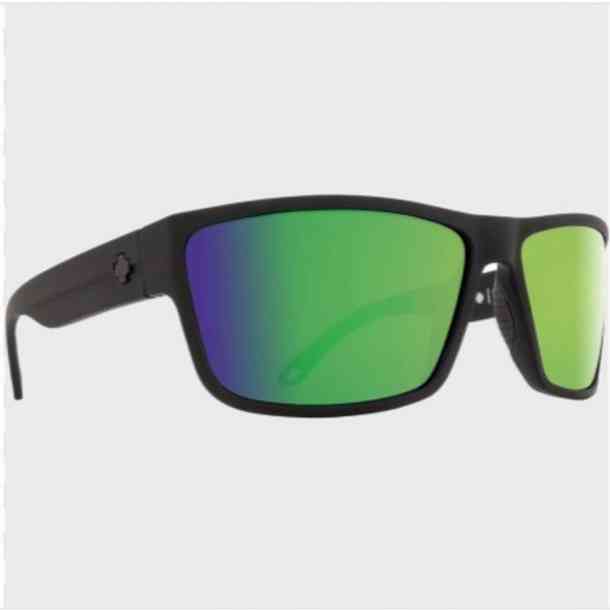 Spy Rocky polarized sunglasses (soft matte black/happy bronze green)