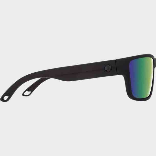 Spy Rocky polarized sunglasses (soft matte black/happy bronze green)