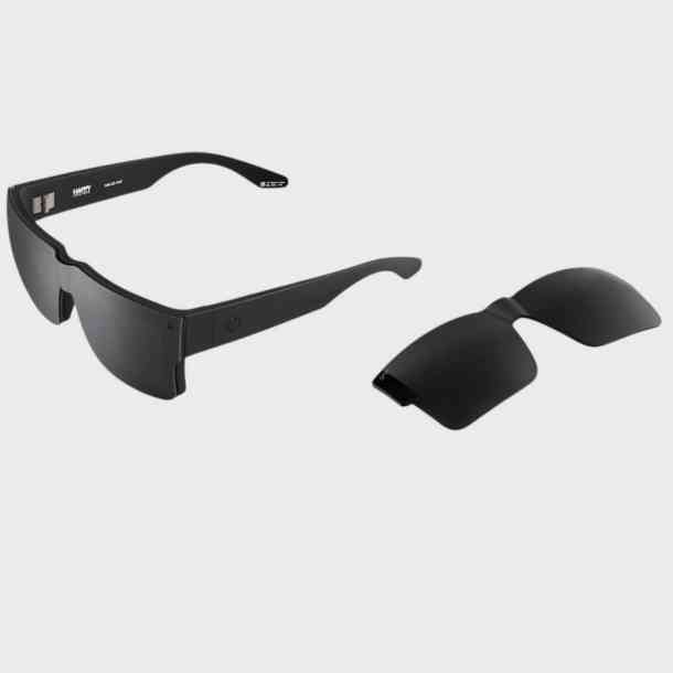 Spy Cyrus Switch Matte Black ssnglasses (happy gray green/happy gray green black mir)