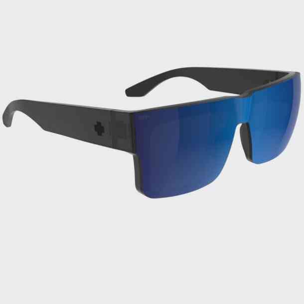 Spy Cyrus Switch Matte Black sunglasses (happy gray/happy gray green blue mirror)