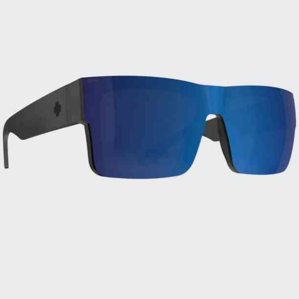 Spy Cyrus Switch Matte Black sunglasses (happy gray/happy gray green blue mirror)