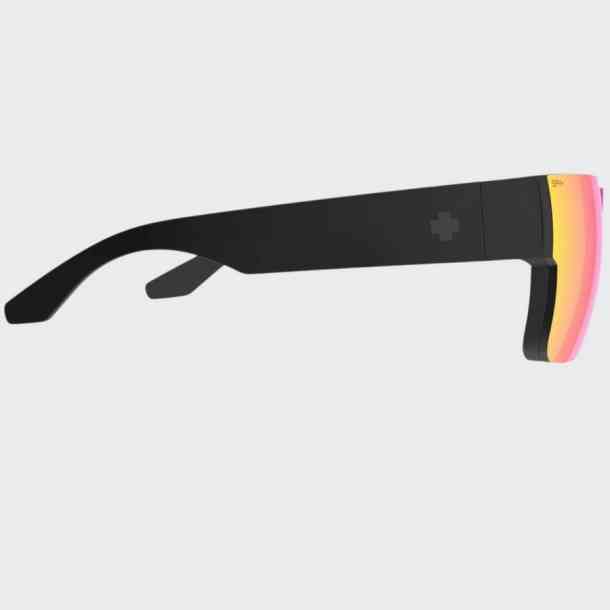 Spy Cyrus Switch Matte Black sunglasses (happy gray green/happy gray green pink mirror)