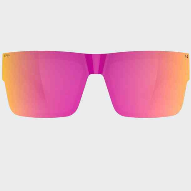 Spy Cyrus Switch Matte Black sunglasses (happy gray green/happy gray green pink mirror)