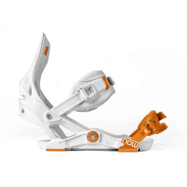 Wiązania snowboardowe Now Ipo (white/orange)