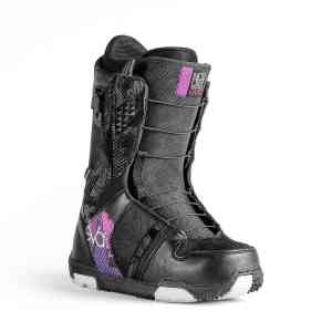 Women's Nidecker Eva Speed Lace snowboard boots (black)