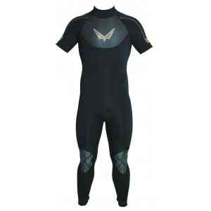 Mens Flying Objects S/S Steamer wetsuit