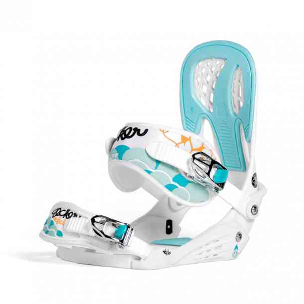 Women&#039;s Nidecker Elle snowboard bindings (white/blue)