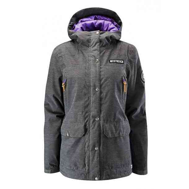 Men's Westbeach Cook Charcoal Marl Snowboard Jacket