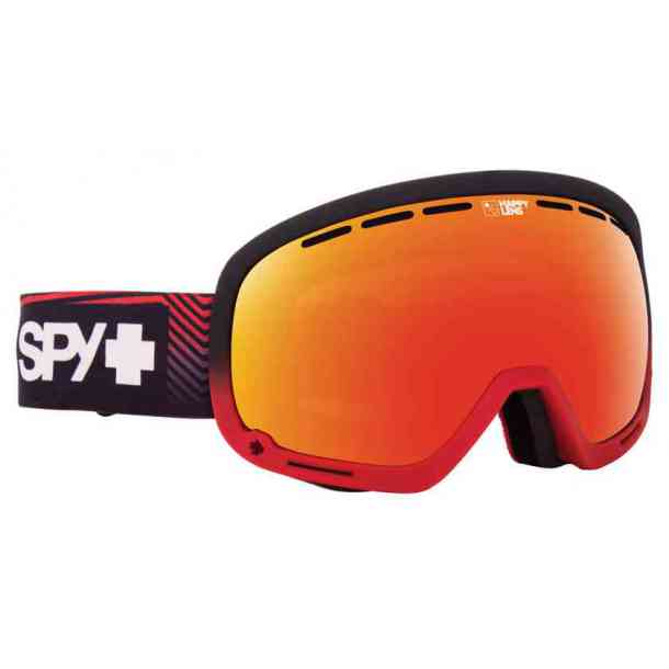 Spy Marshall Stacked Red goggle (happy silver/happy lucid green)