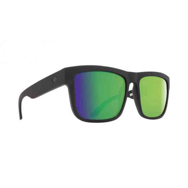 Spy Discord polarized sunglasses (matte black bronze/green spectra)