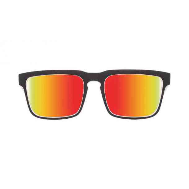 Spy Sunglasses Helm Whitewall - Happy Gray Green w/Red Spectra