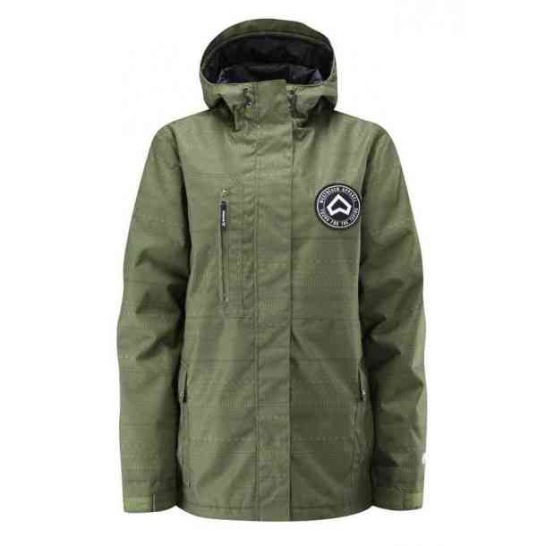 Womens Westbeach Dover Olive Snowboard Jacket
