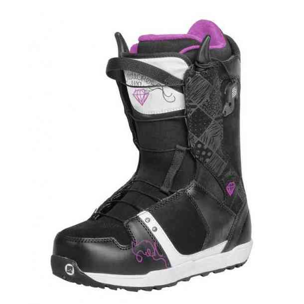 Nidecker Eva Speed Lace White/Black Snowboard Boots