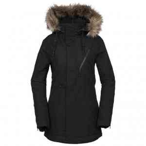 Women's Volcom Fawn insulated snowboard jacket (black)